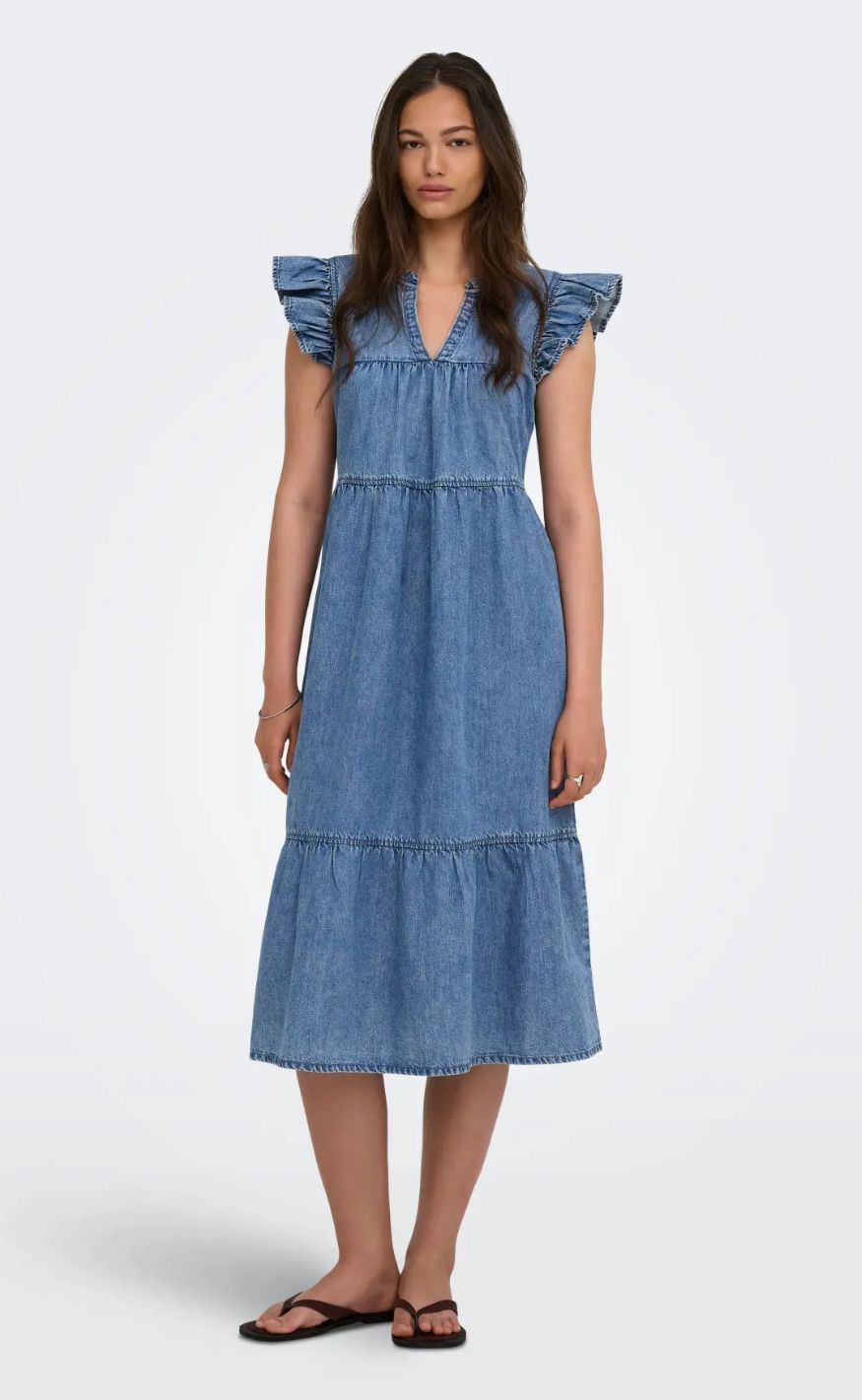 ONLY Kjole - Shania - Medium Blue Denim