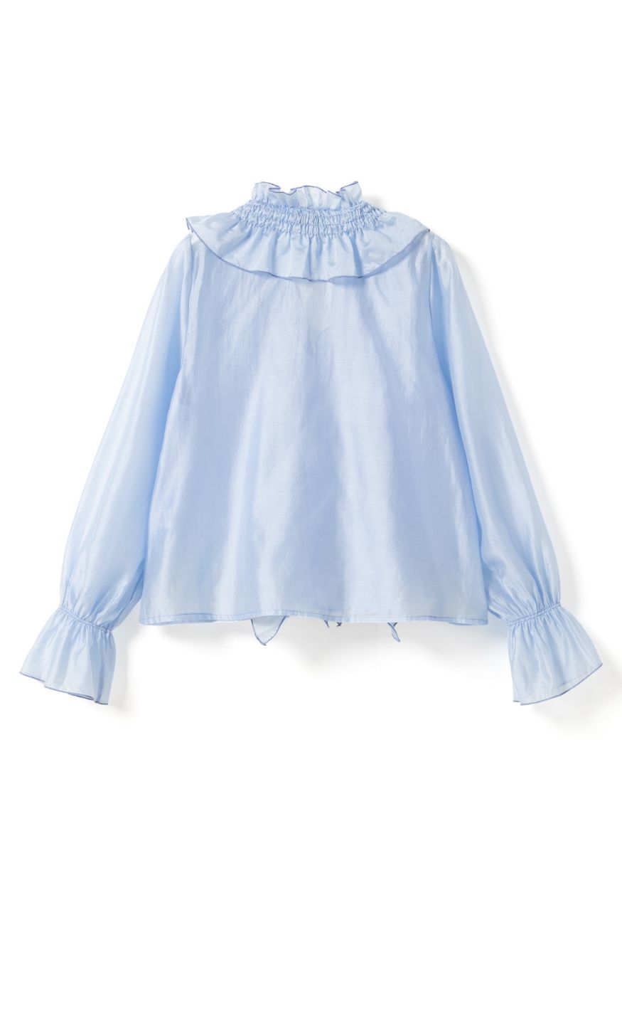 Noella Bluse - Myrtia - Air Blue
