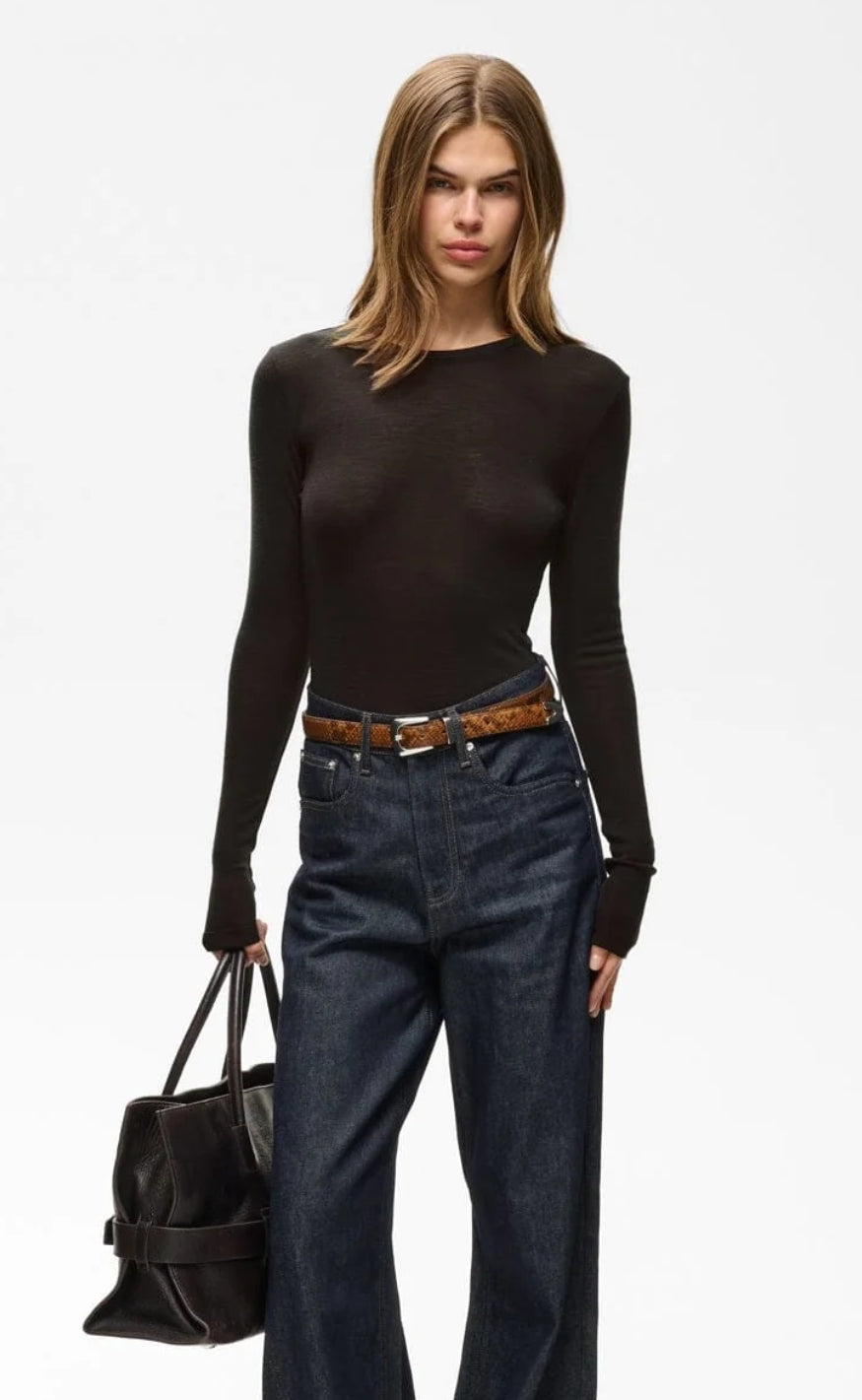 Gestuz Bluse - Ninia LS - Chocolate Torte