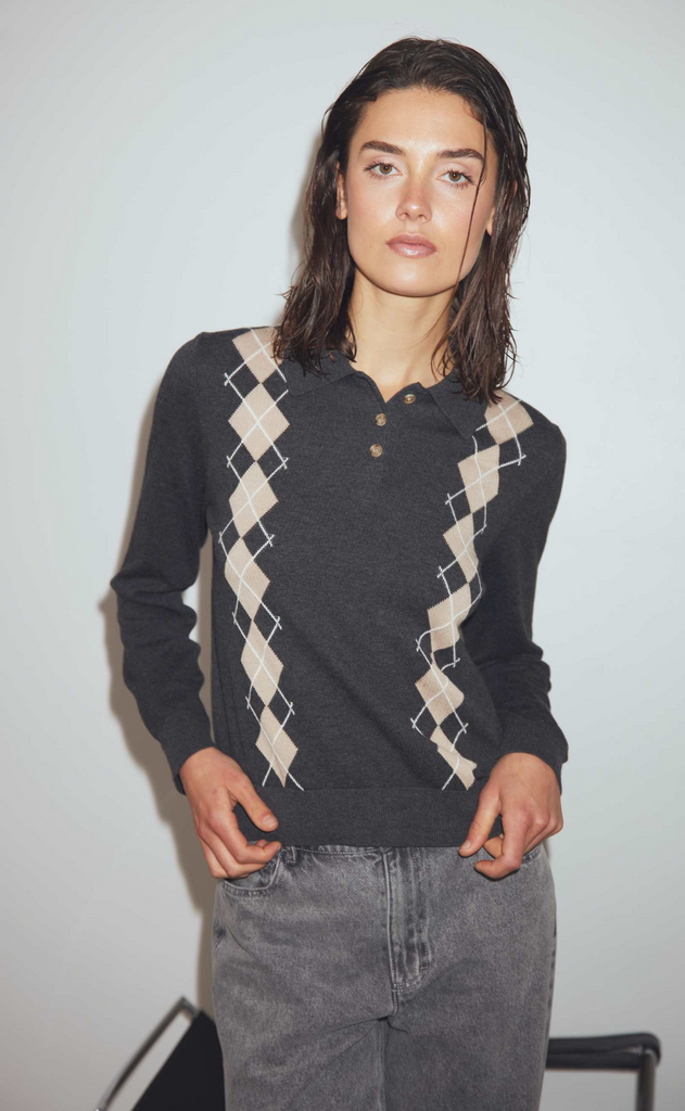 Noella Genser - Maxine - Dasha Grey Check