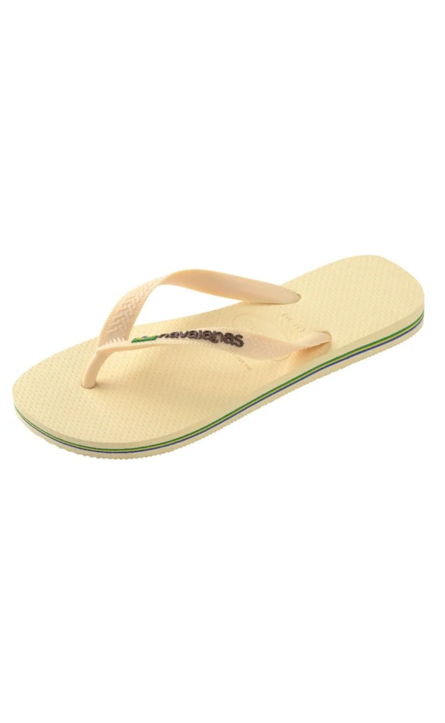 Havaianas Klipklapper / Sandal - Brasil Logo - Buttercream