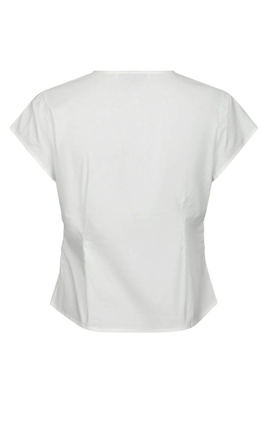 Neo Noir Topp - Fidi Poplin - White