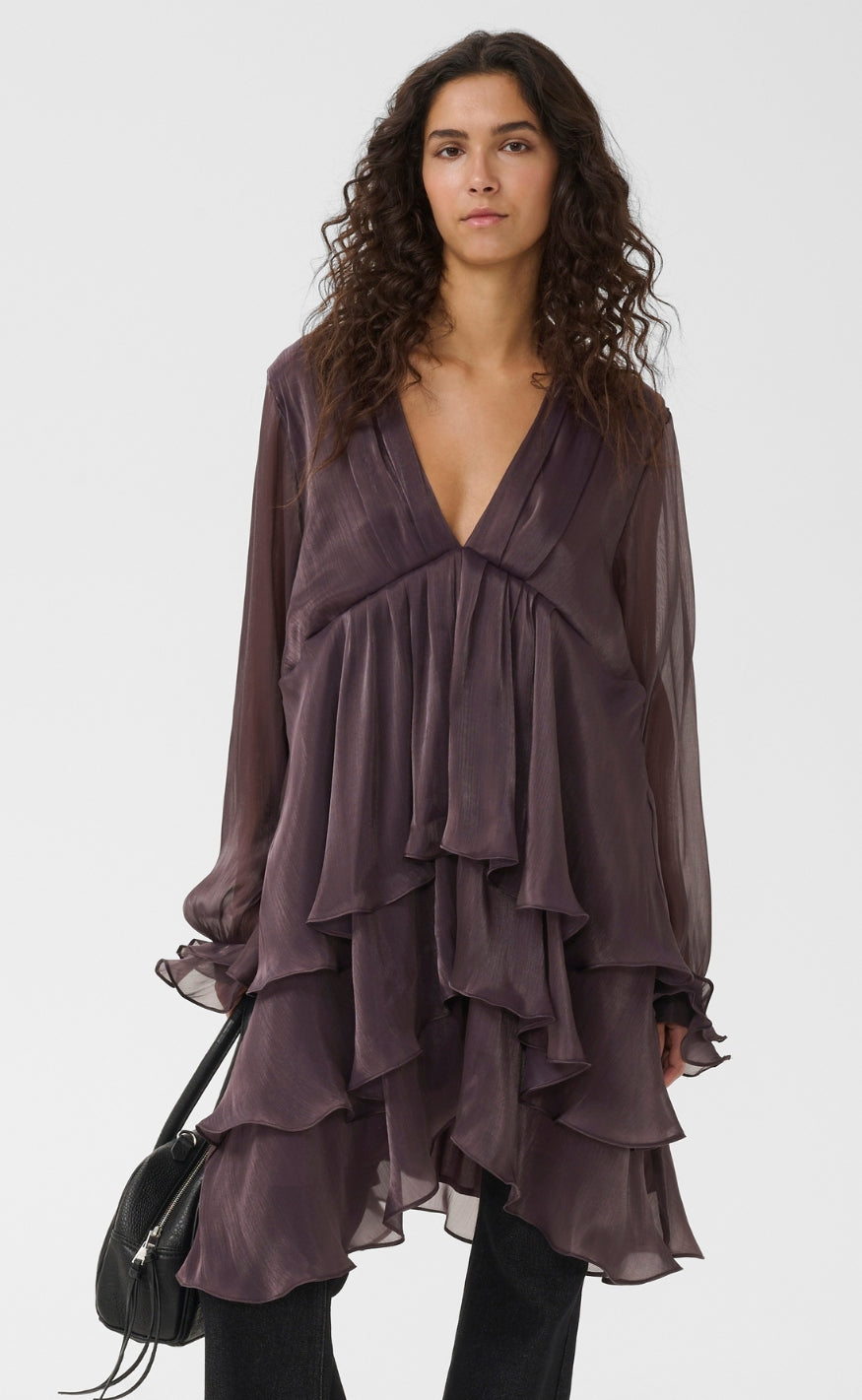 Gestuz Kjole - Licie - Deep Plum