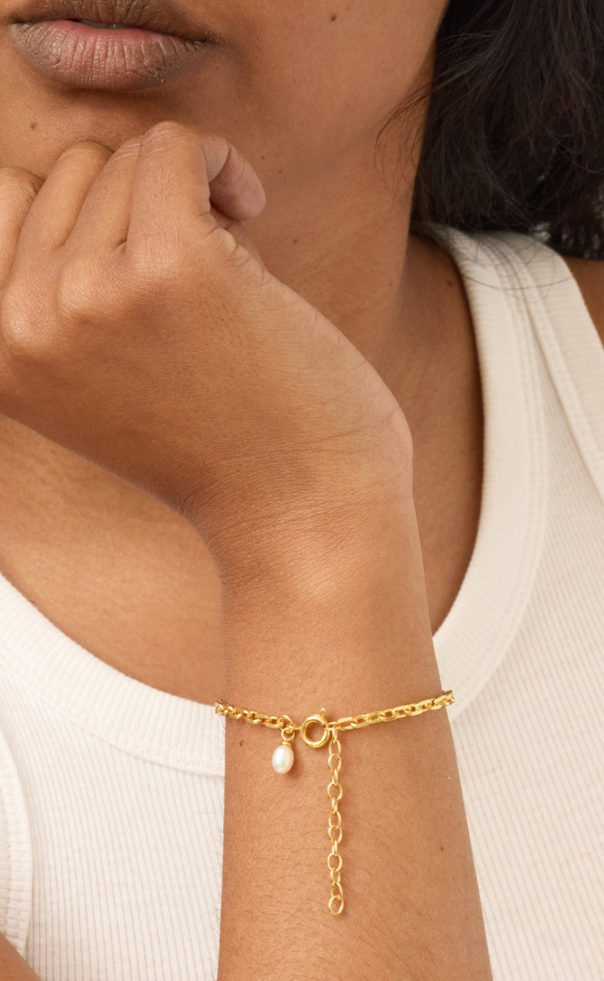 ENAMEL Copenhagen Armbånd - Significant - Pearl