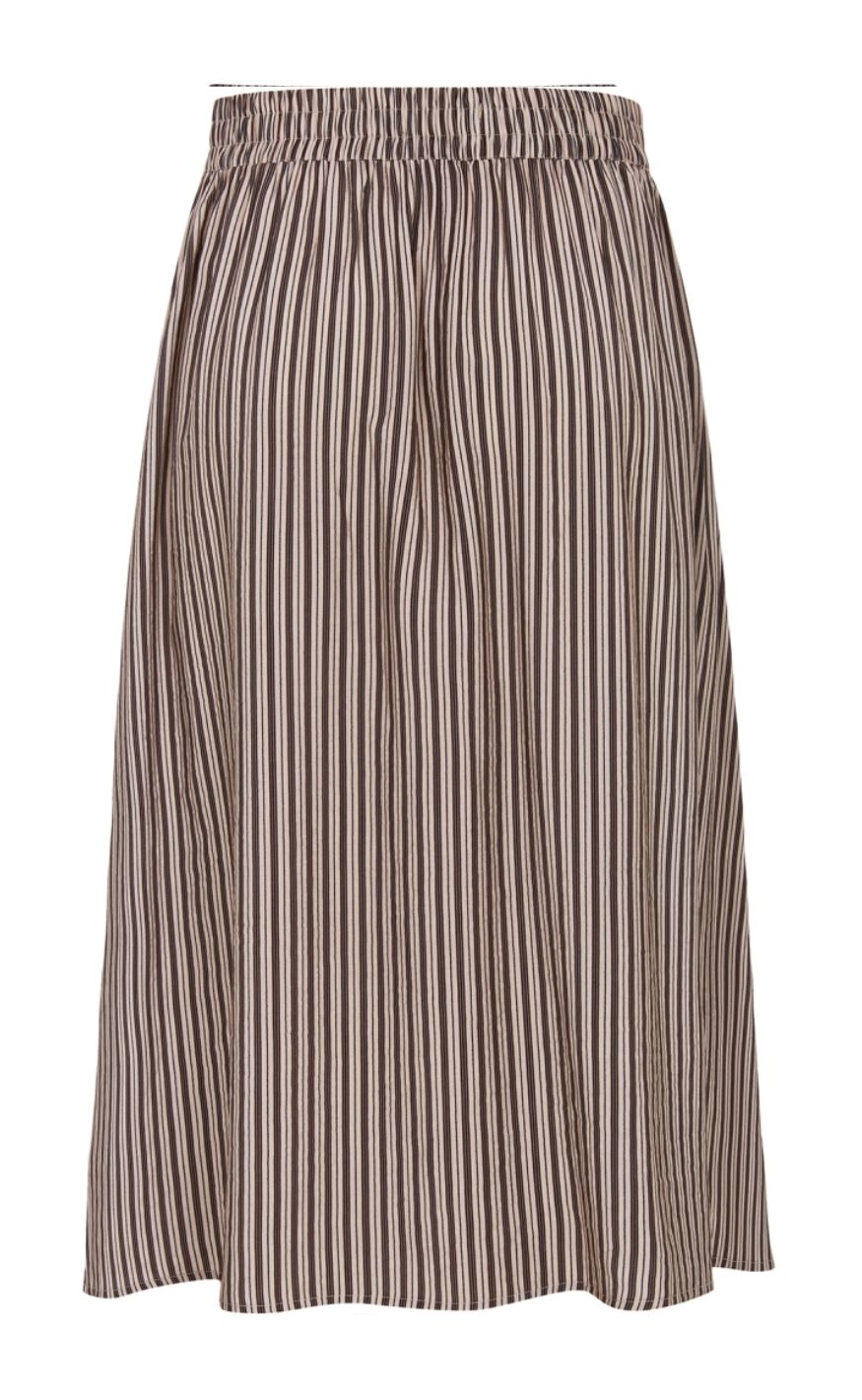 Lollys Laundry Skjørt - Akane Midi - Beige