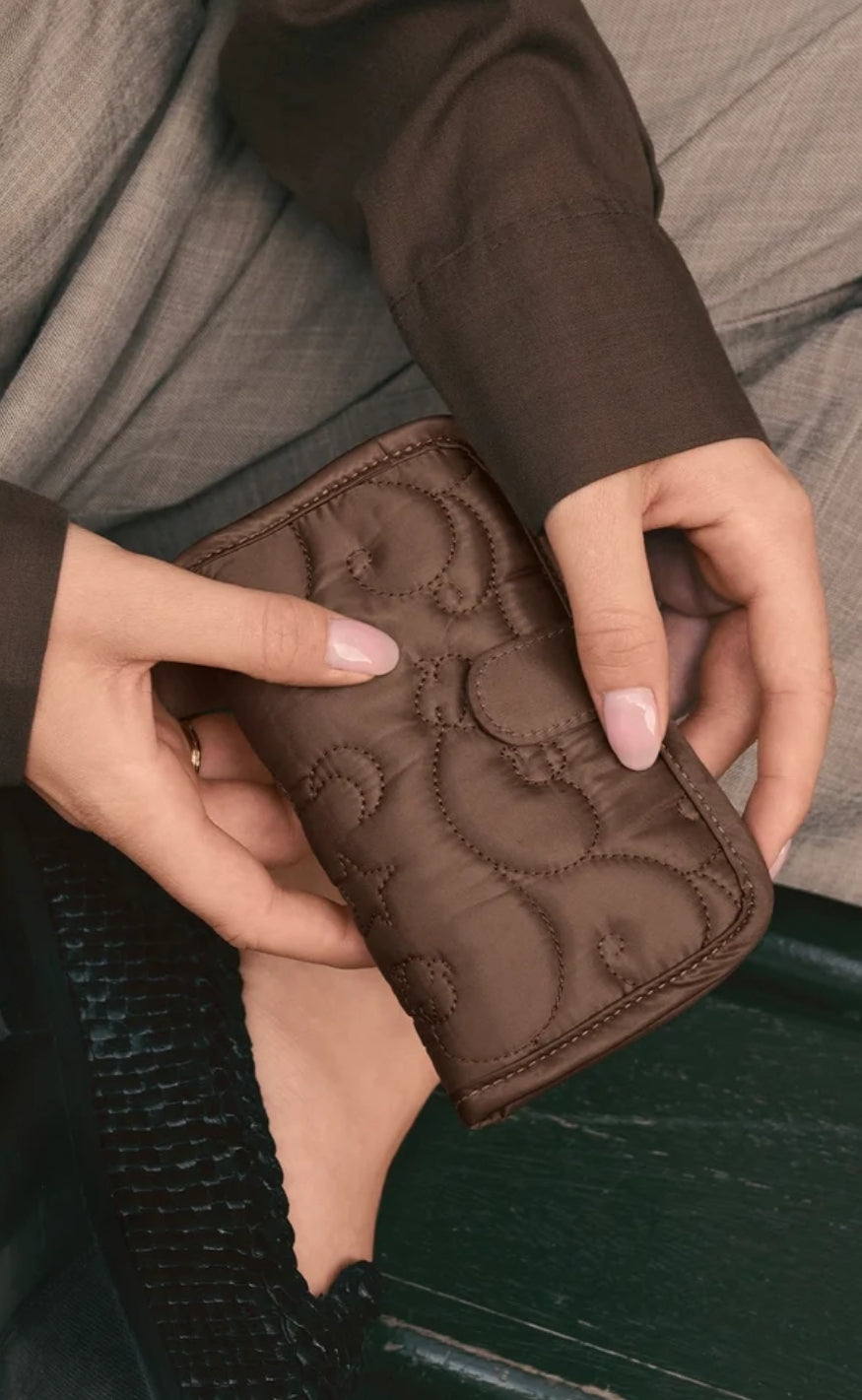 Maanesten Clutch - Jewelry - Brown
