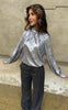 Continue Bluse - Thea Silver - Silver