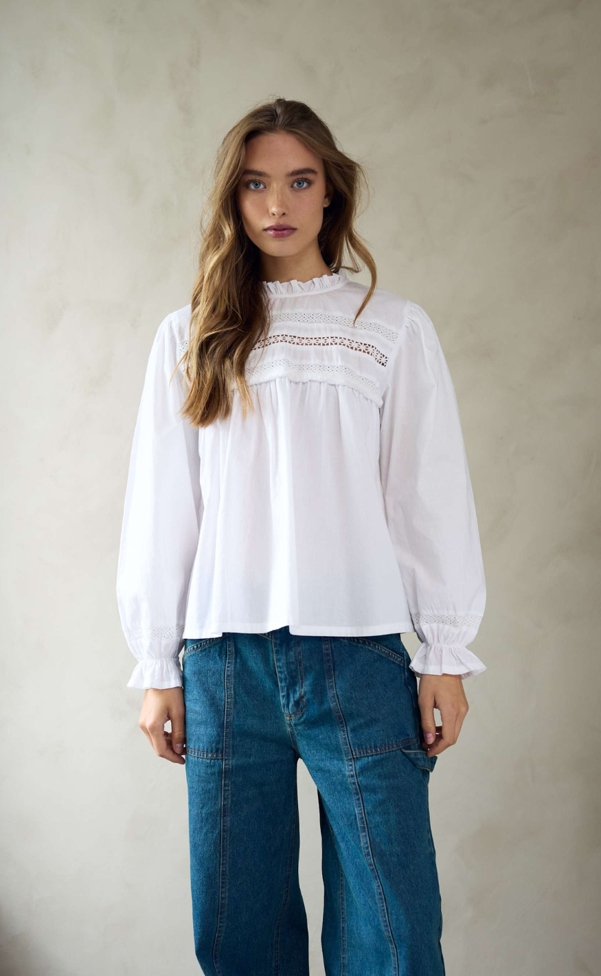 Noella Bluse - Kendira - White