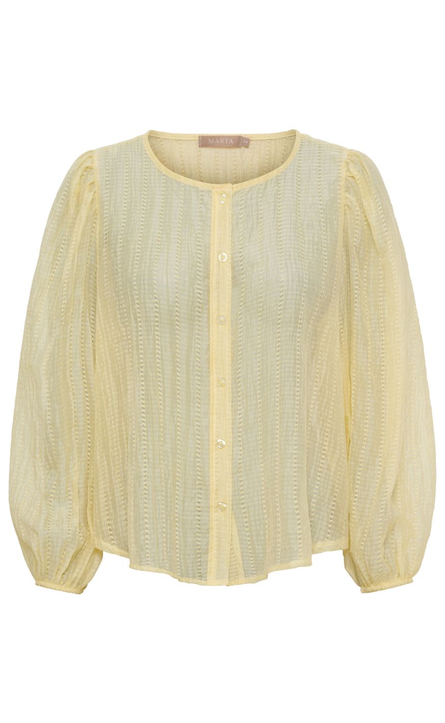 Marta Du Chateau Skjorte - Roselle - Yellow