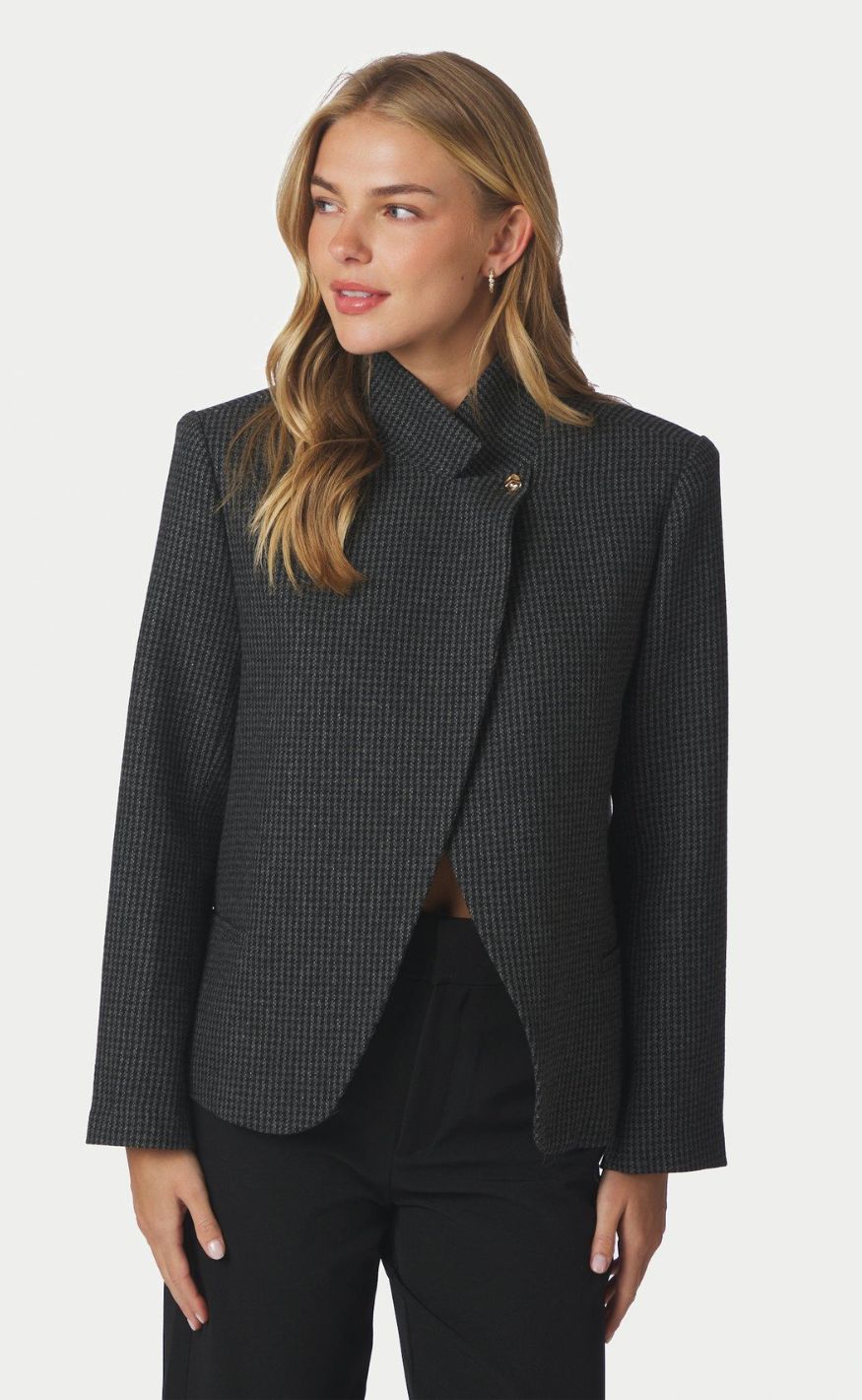 Neo Noir Blazer - Paria Check - Dark Grey