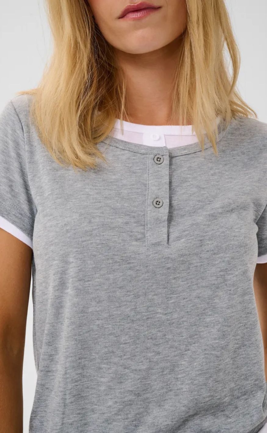 Culture T-Shirt - Rachel - Grey Melange