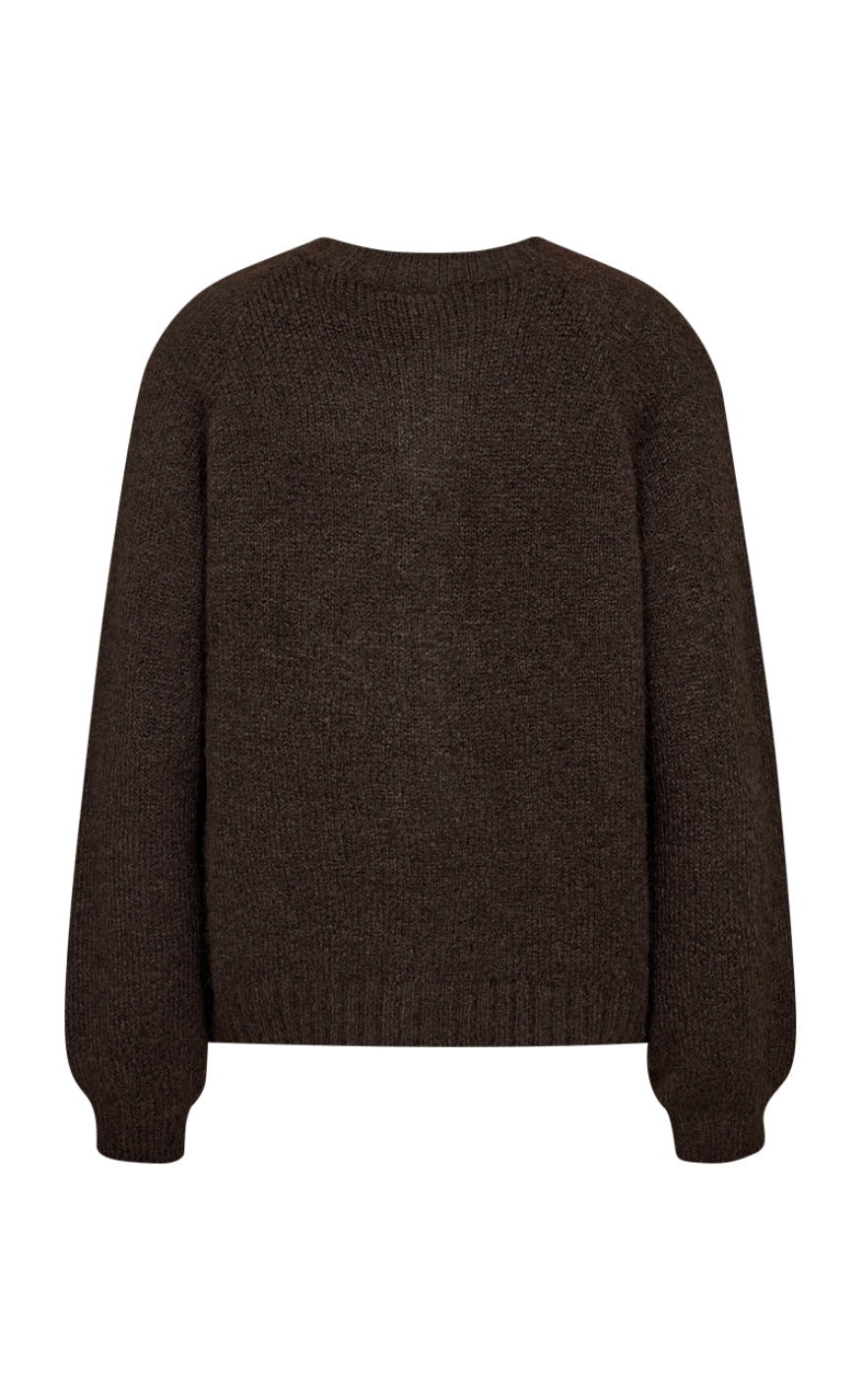 Freequent Cardigan - Louisa - Mole Melange