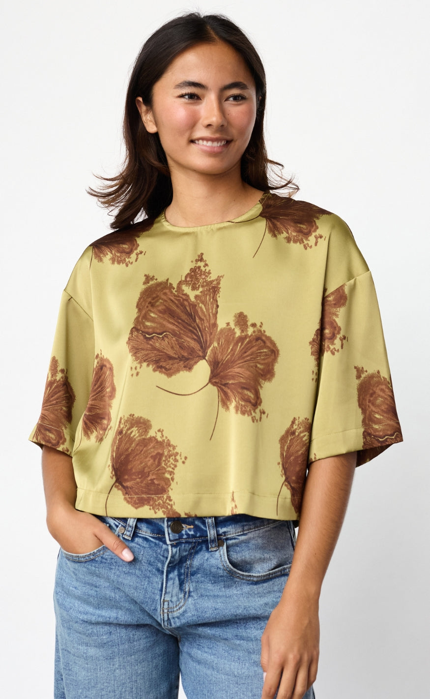 Sisters Point Topp - VANESSA-Topp1 - Moss Flower