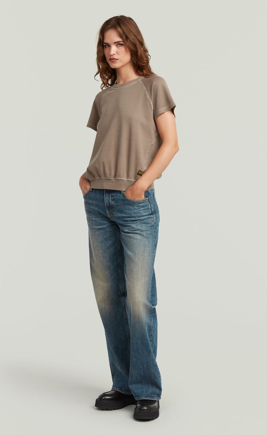 G-STAR T-shirt - Raglan r t wmn - Deep Walnut GD