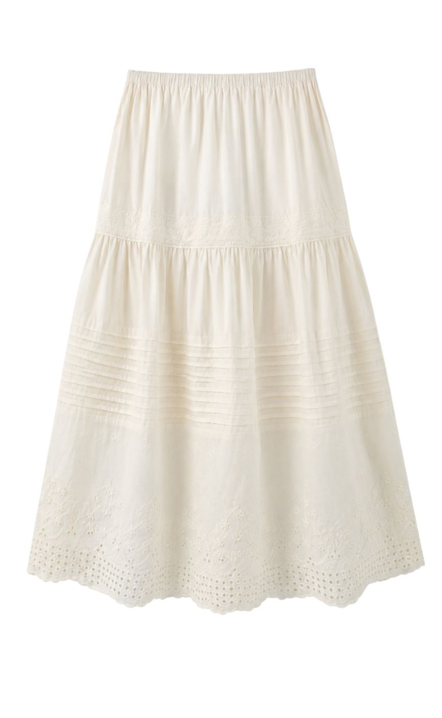 Luxzuz Skjørt - Vaike - Off White 7038