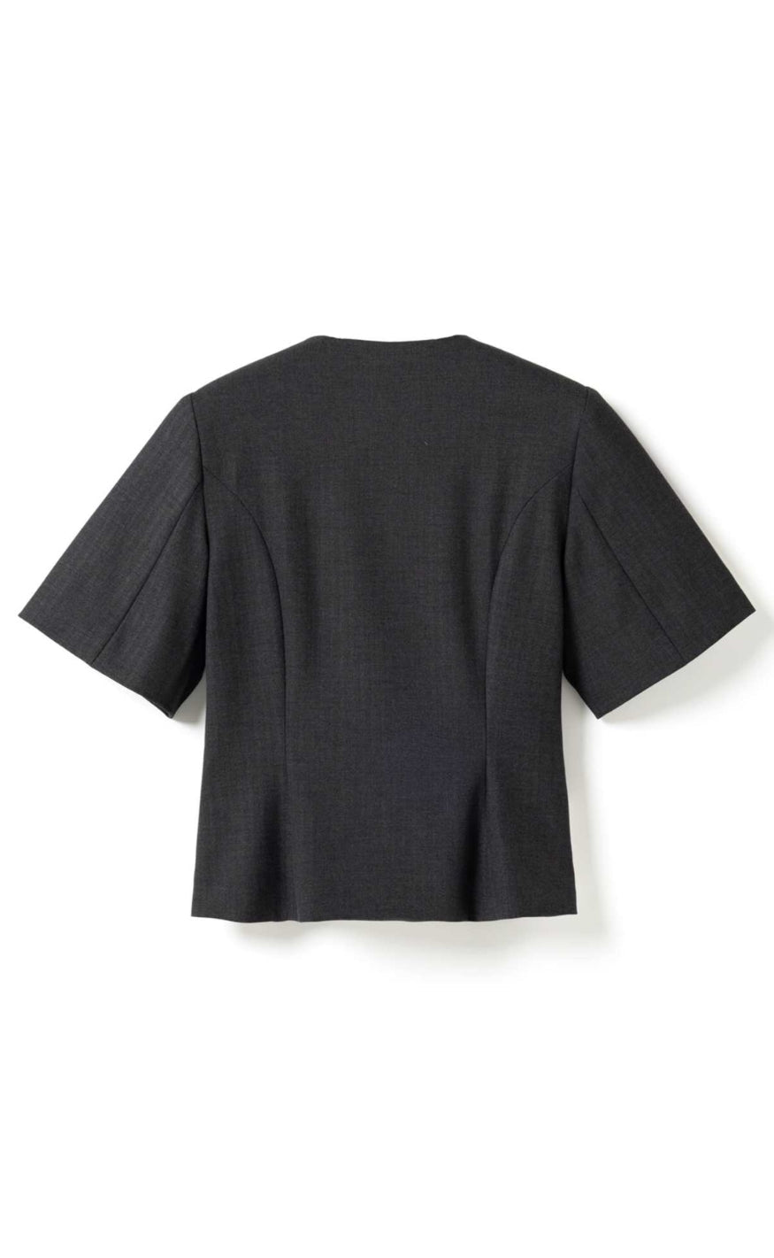 Noella Blazer - Kasaundra - Grey Herringbone