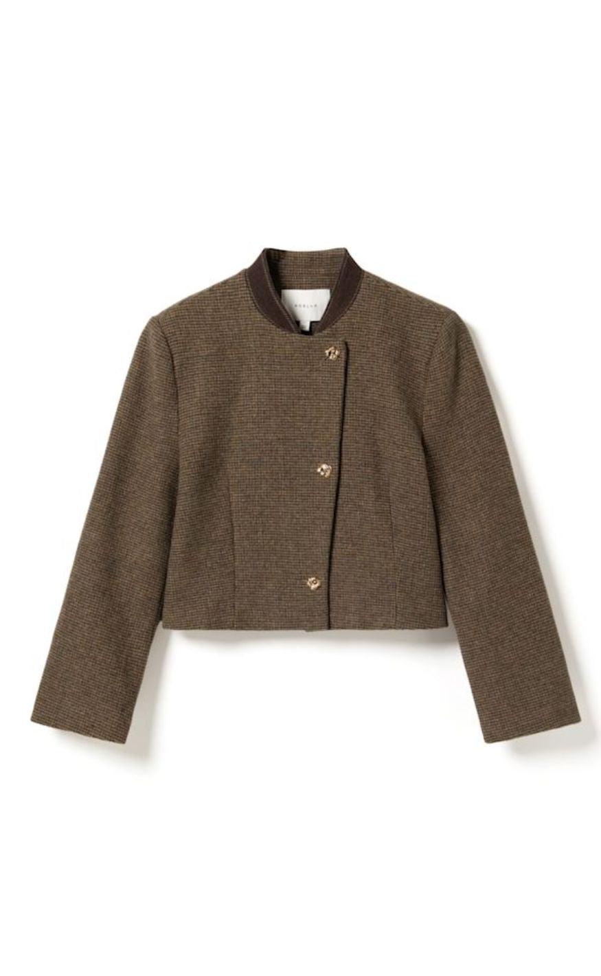 Noella Blazer - N-Nox - Evalina Brown Check