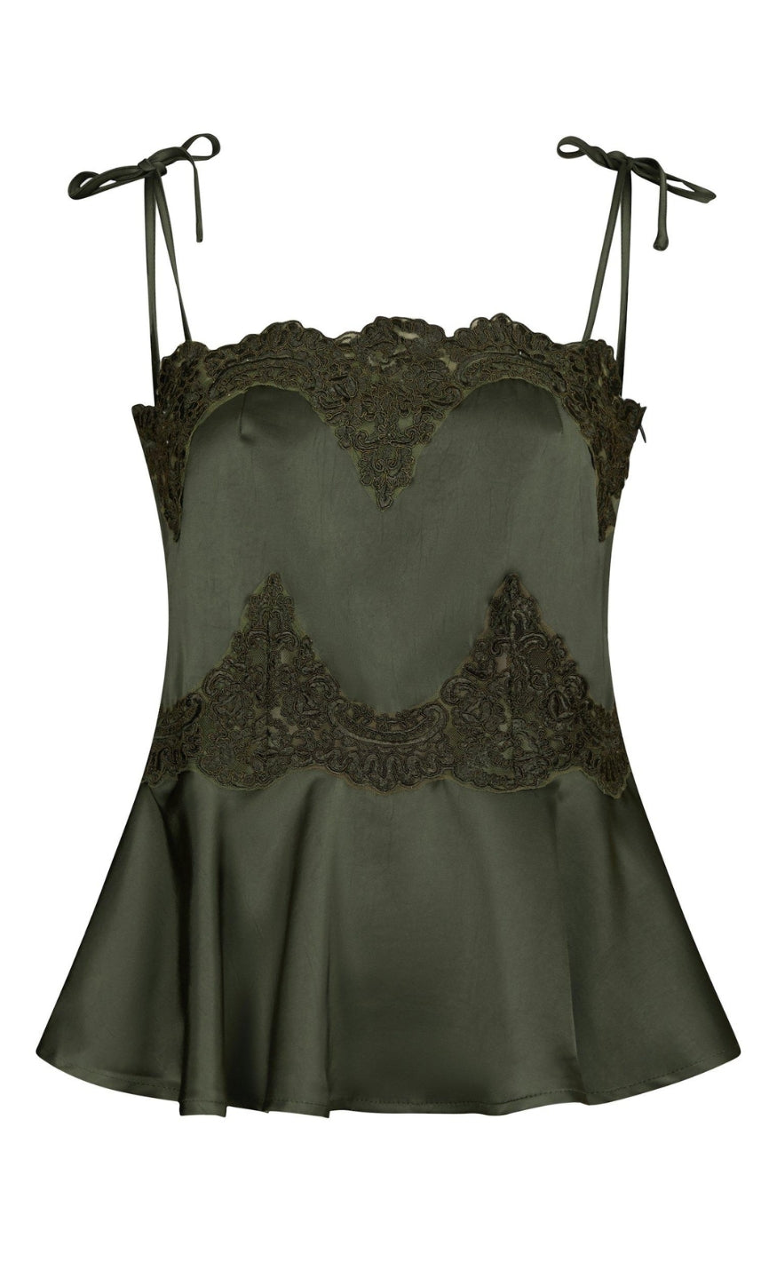 Neo Noir Topp - Kaela Heavy - Deep Green