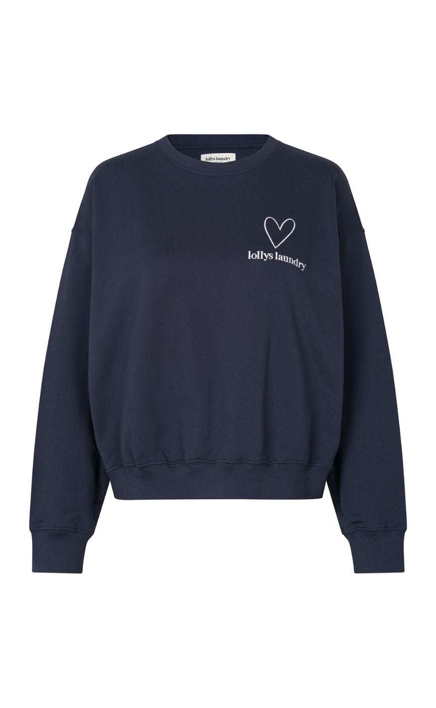 Lollys Laundry Sweatshirt - Sydney - 23 23 Dark Blue