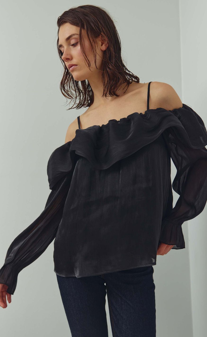 Noella Bluse - Miya - Black