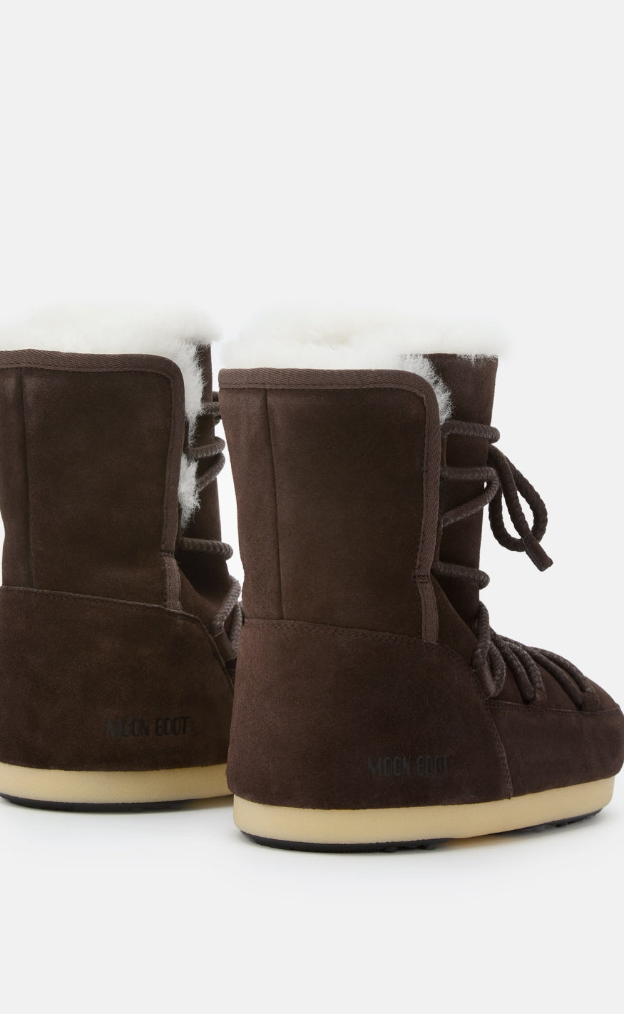 Moon Boot Støvler - EVX Boot Suede/Shearling - Dark Brown
