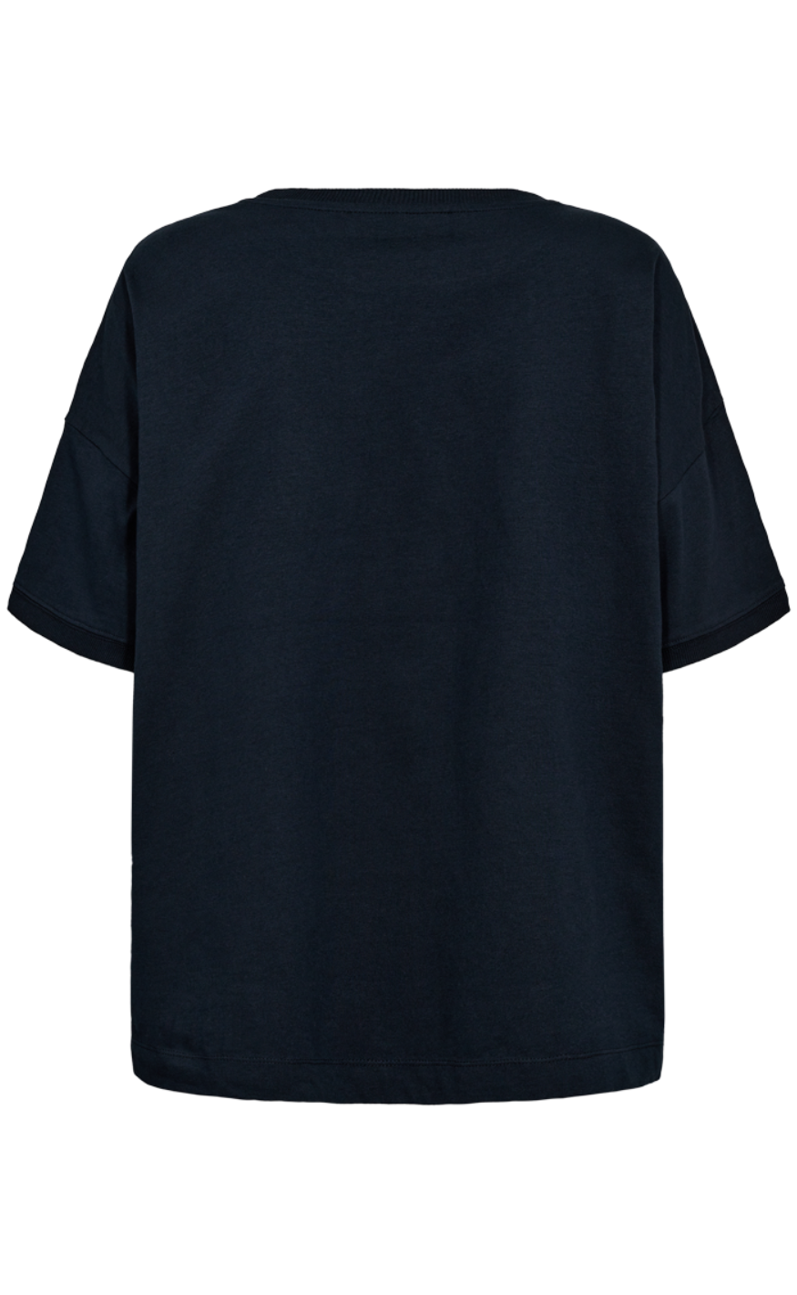 Freequent T-shirt - Carol - Salute w. Black