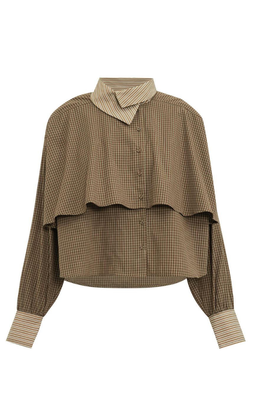 Gossia Skjorte - Chaline - Brown Checks