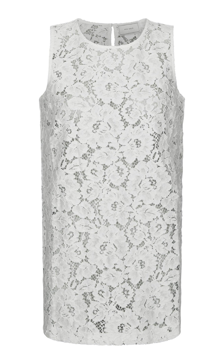 Neo Noir Topp - Vivien Lace - Off White