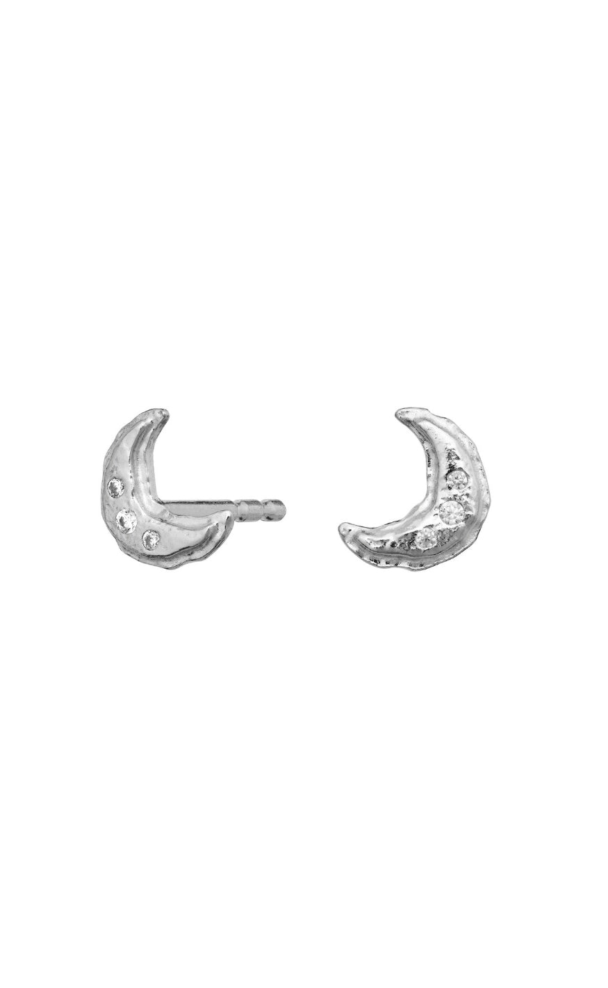 Maanesten Øreringer - Lunia - Silver Colour