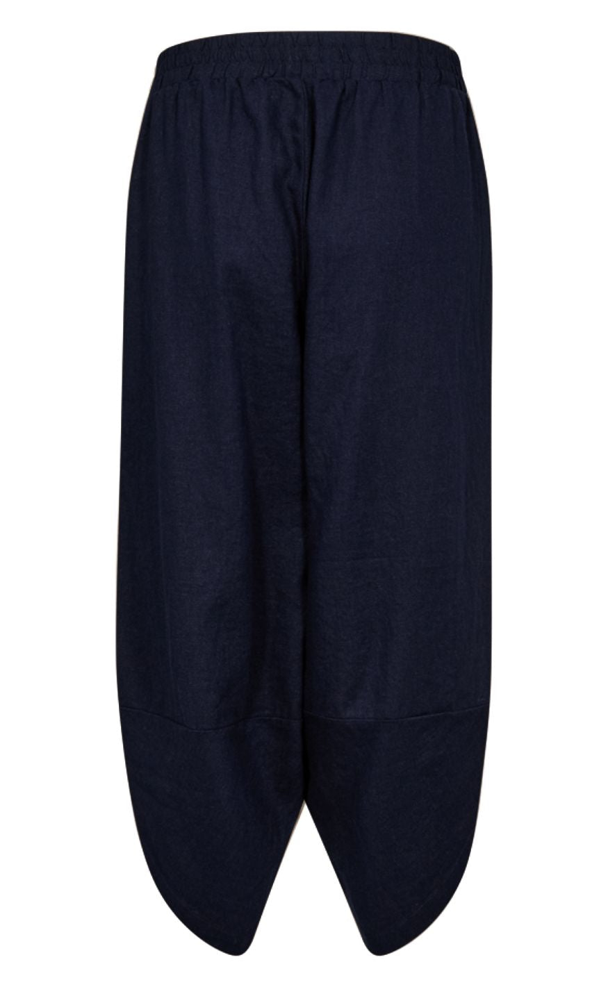 Freequent Bukser - Lava Balloon - Navy Blazer