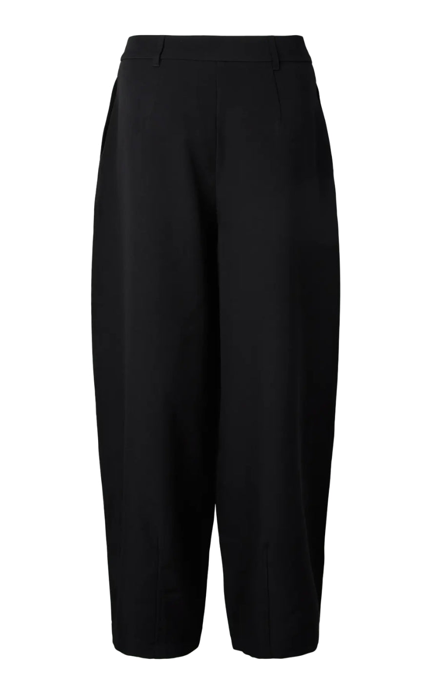 Pieces Bukser - Olivia MW Barrel - Black