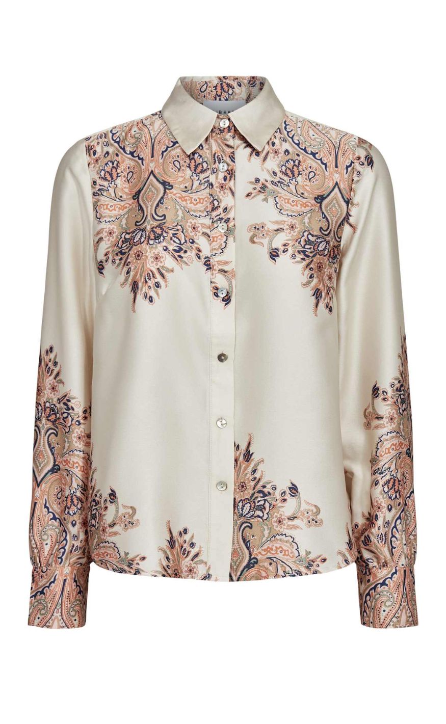 Liberte Skjorte - Wennise - Creme Paisley