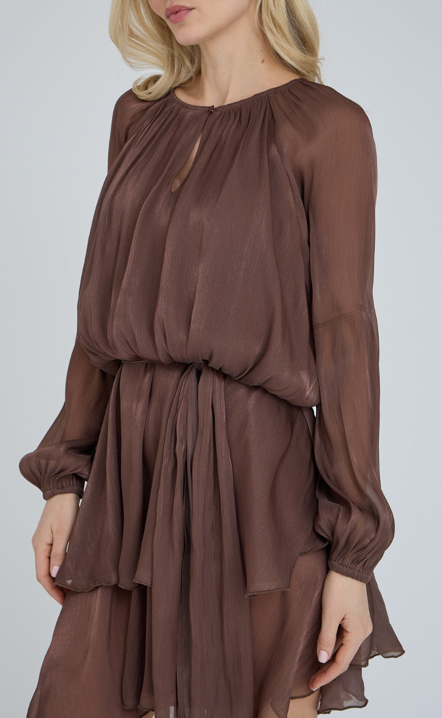A-View Kjole - Ovena - Dark Brown