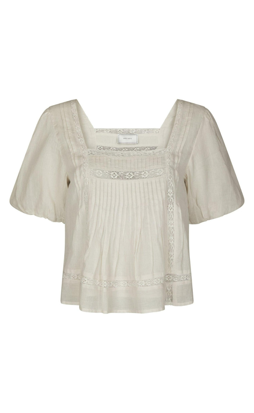 Neo Noir Bluse - Tukana S Voile - Ivory