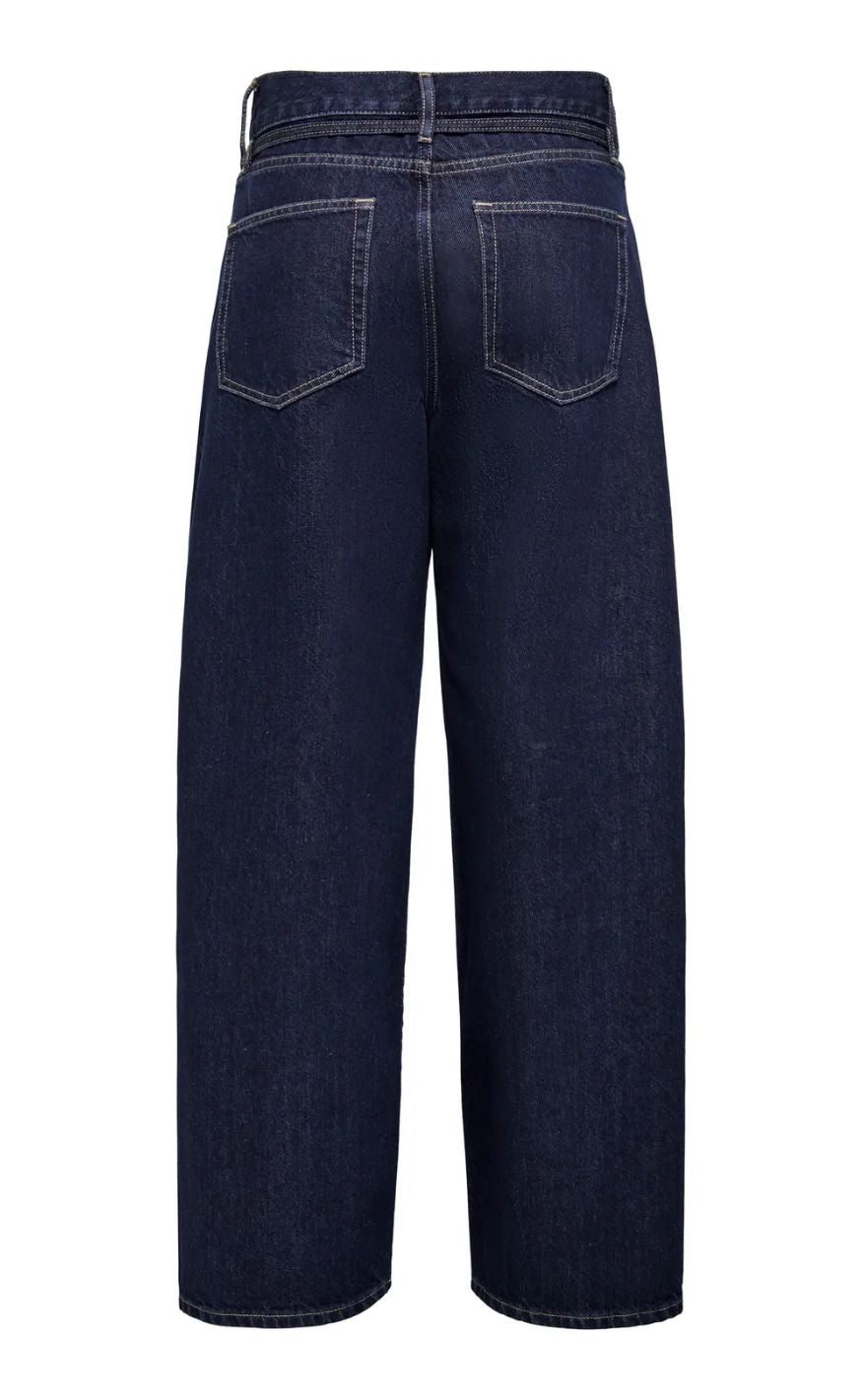 ONLY Bukser - Gianna MW Straight - Dark Blue Denim Rinse