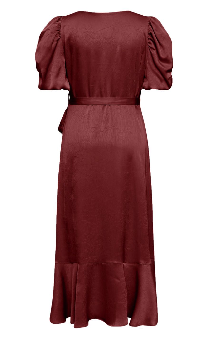A-View Kjole - Sinda - Deep Burgundy