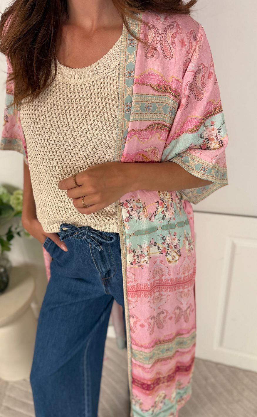 Marta Du Chateau Kimono - Ajla - Rosa6534tpk