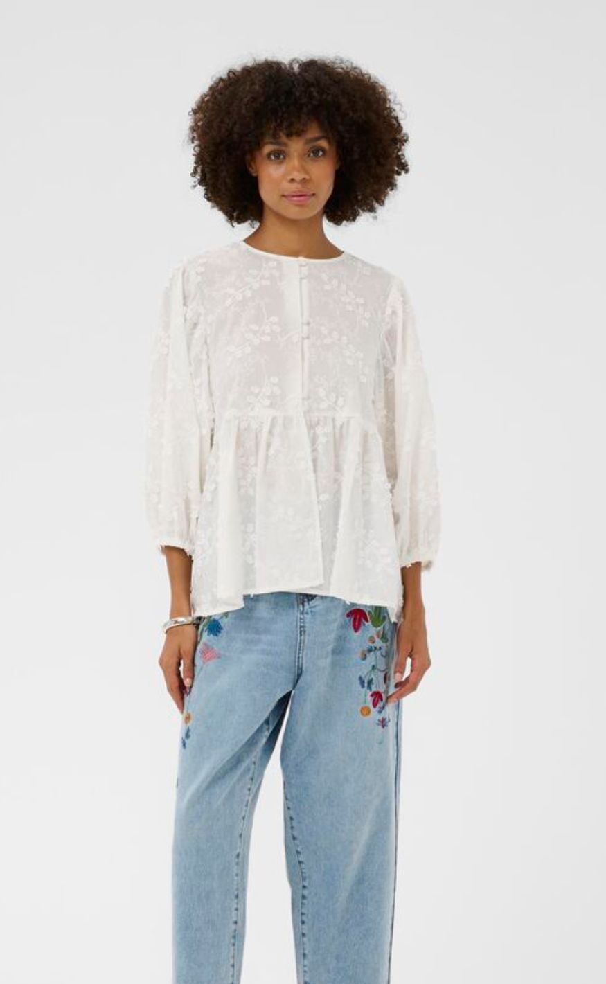 Culture Bluse - Moni Neda - Spring Gardenia
