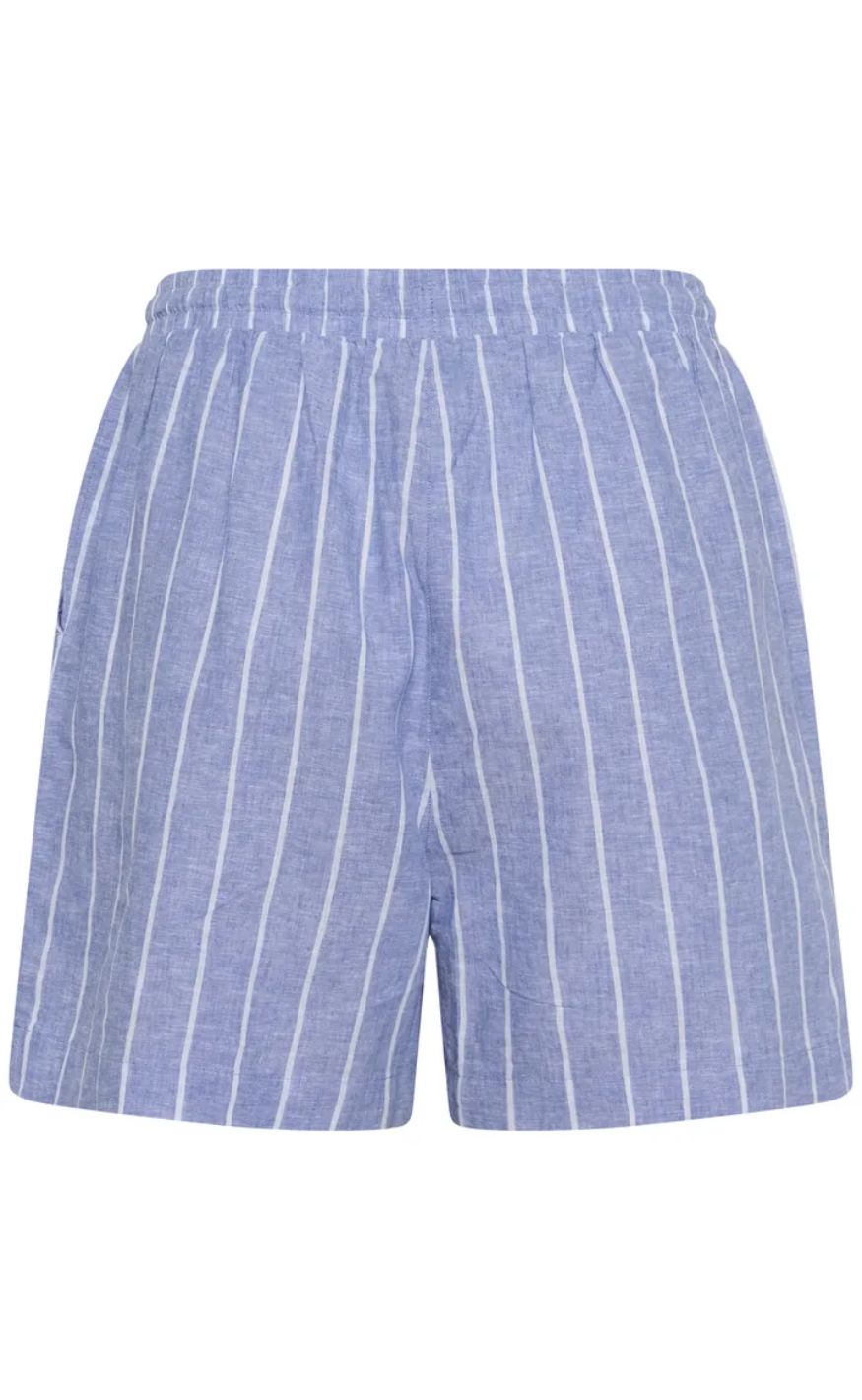 Culture Shorts - Arletty - Powder Blue/Gardenia Stripe