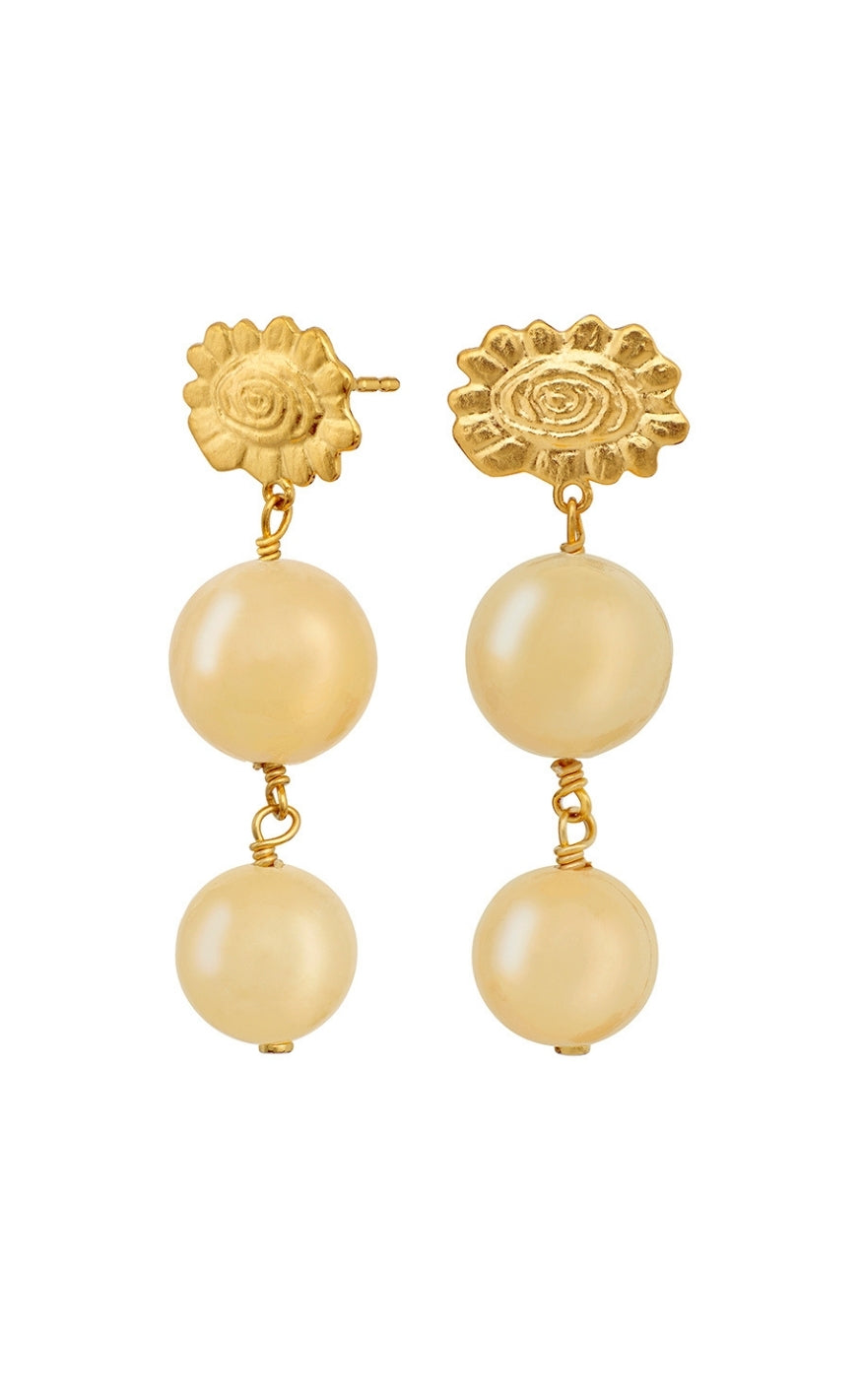 Maanesten Øreringer - Rhoda - Gold Colour