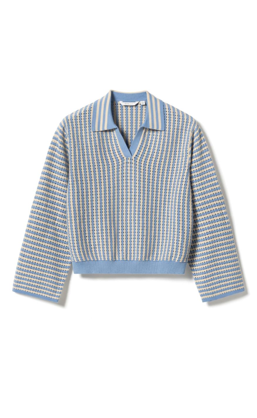 Noella Genser - Makenna - Deon Blue Stripe