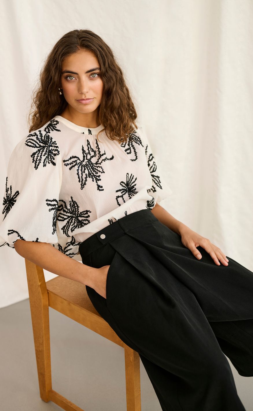 Culture Bluse - Bisera - Oyster Gray