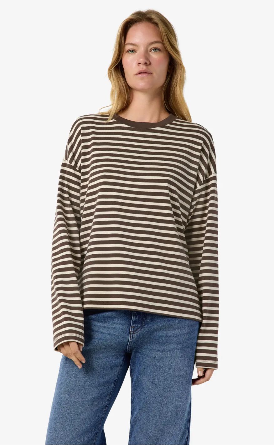 Noisy May Bluse - Mocca Regular - Chocolate Brown/Birch