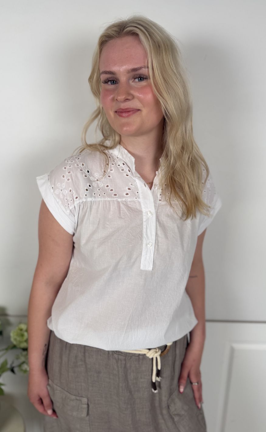 Marta Du Chateau Bluse - Rebekka - White