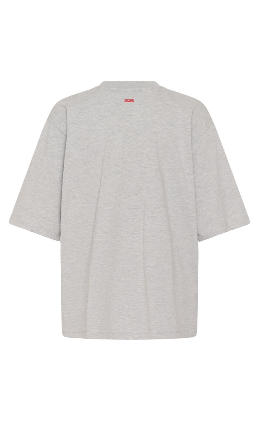 Gestuz T-shirt - Nadya - Light Grey Melange