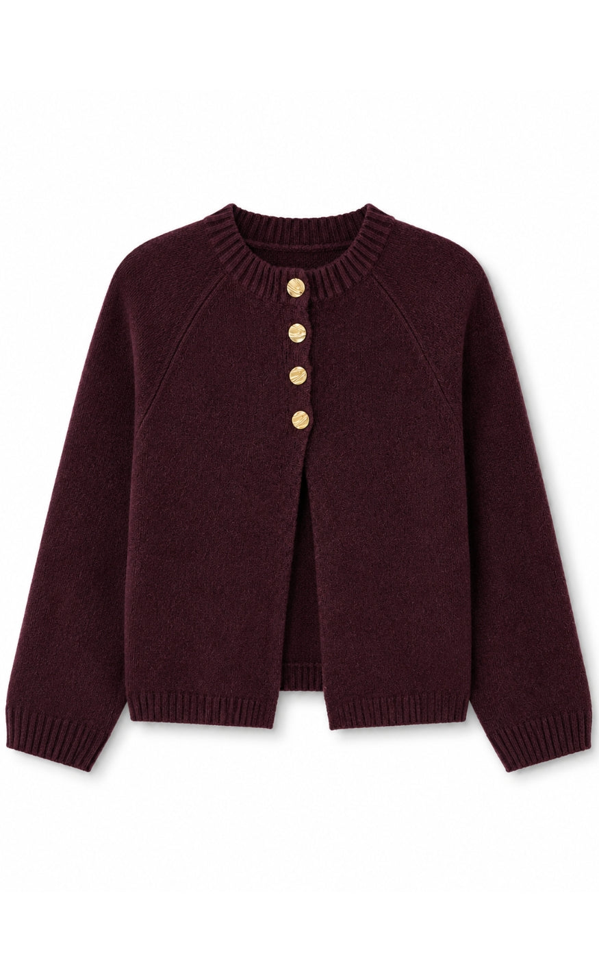 Say INA Copenhagen Genser - Kamilla Knit - Burgundy