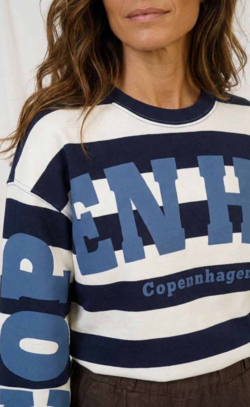 Marta Du Chateau Sweatshirt - Nerina - Blue/Jeans