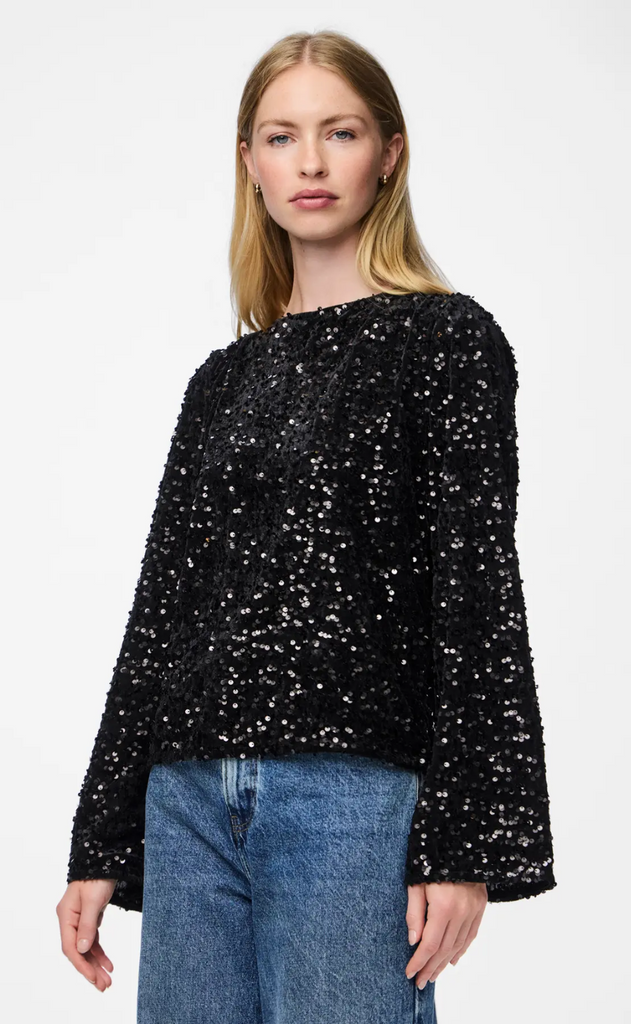 Pieces Topp - Kam - Black