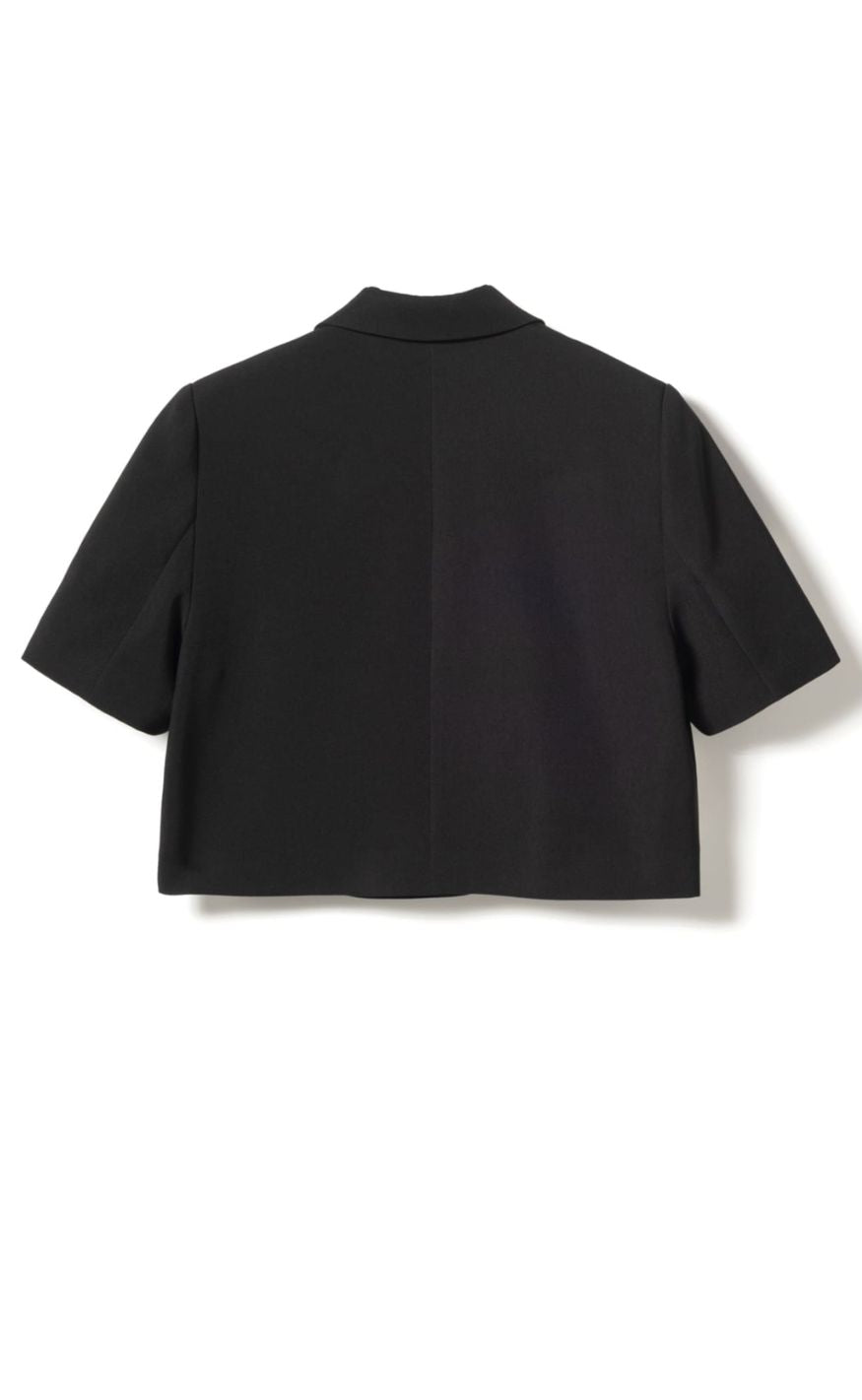 Noella Blazer - Leanne Crop - Black