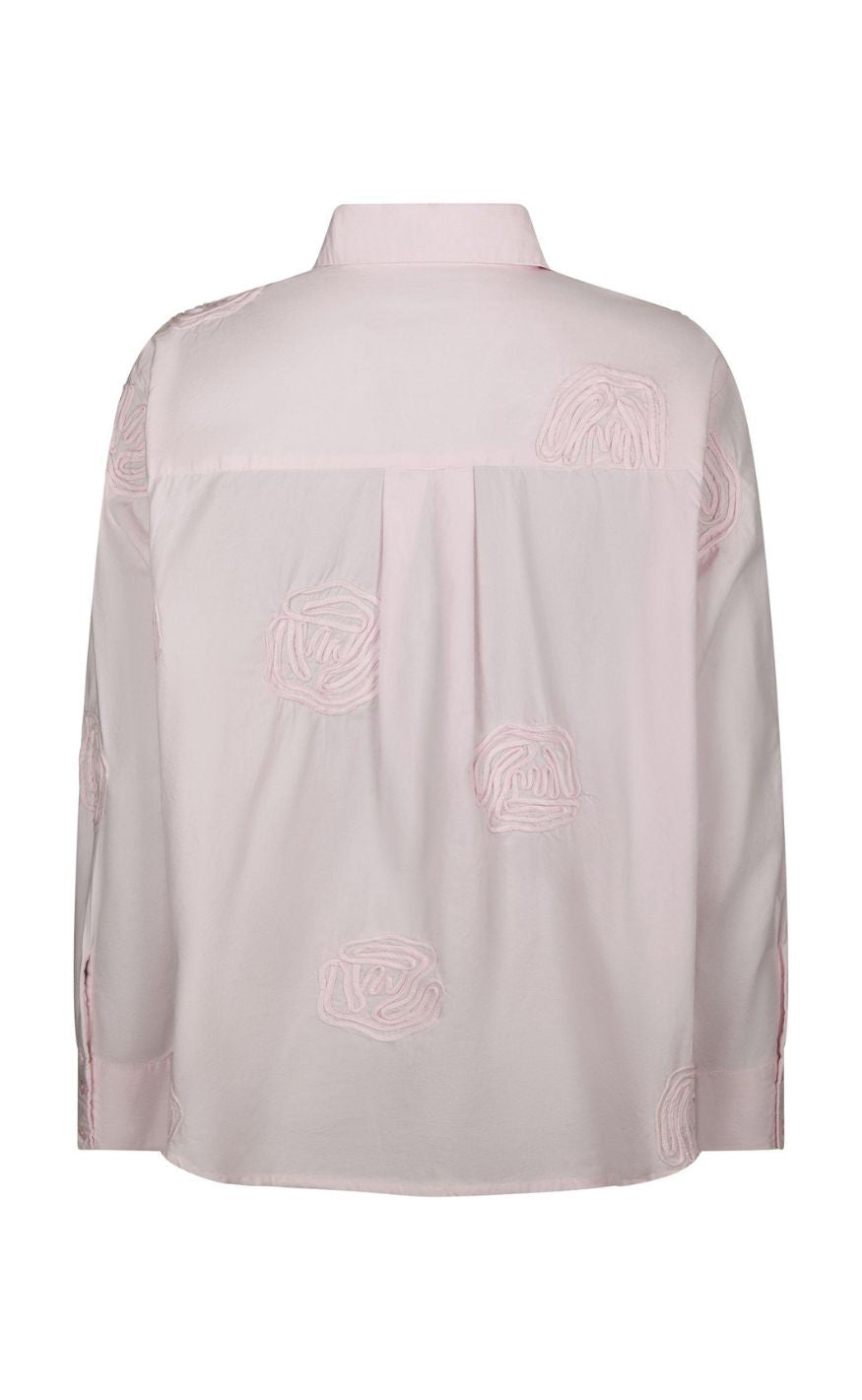 Neo Noir Skjorte - Dalma Dori Emb - Light Pink